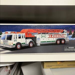 Hess Fire Truck Toy - White and Red